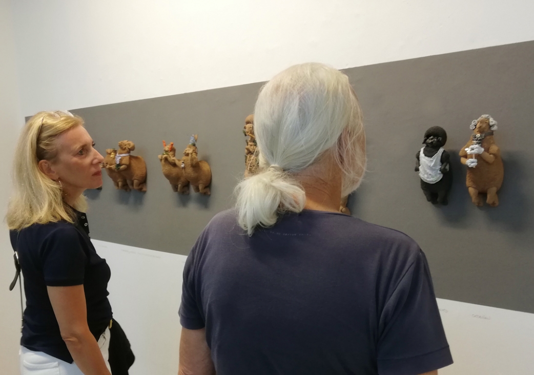 Sheep Universe, part of the exhibition "GARDEN OF CLAY"