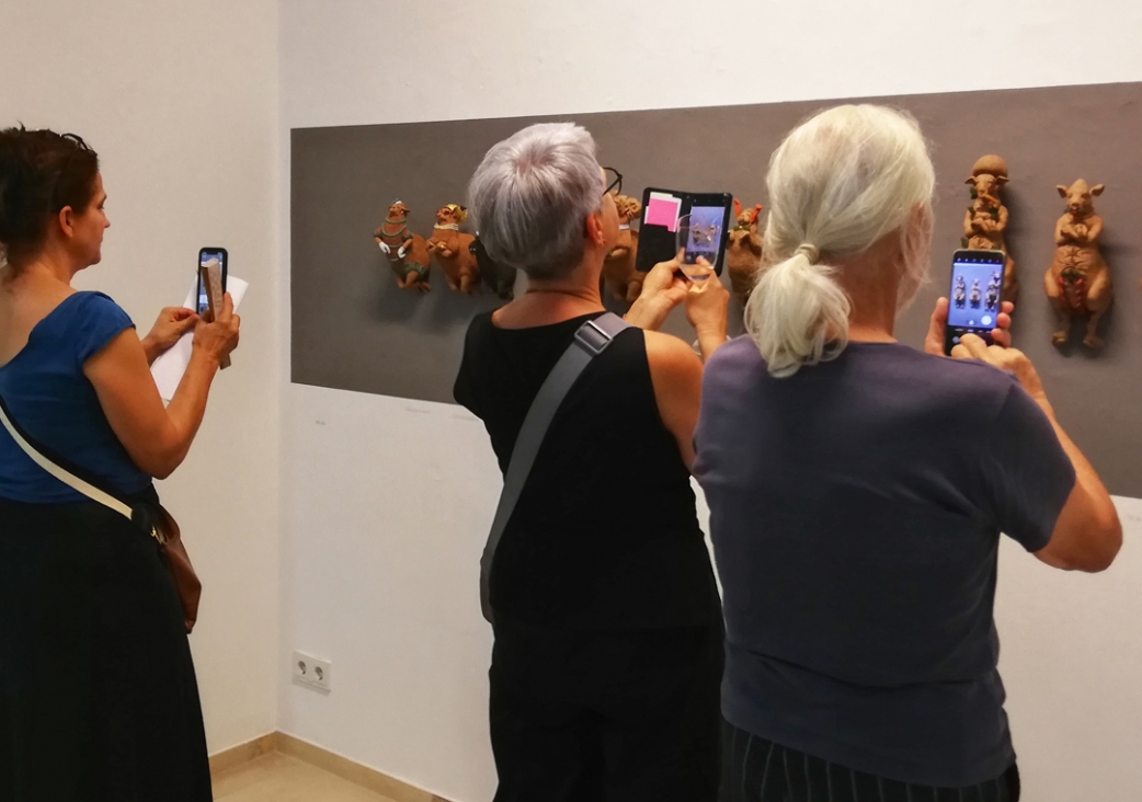 Sheep Universe, part of the exhibition "GARDEN OF CLAY"
