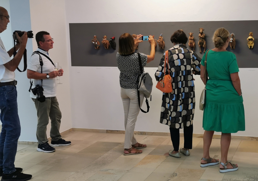 Sheep Universe, part of the exhibition "GARDEN OF CLAY"
