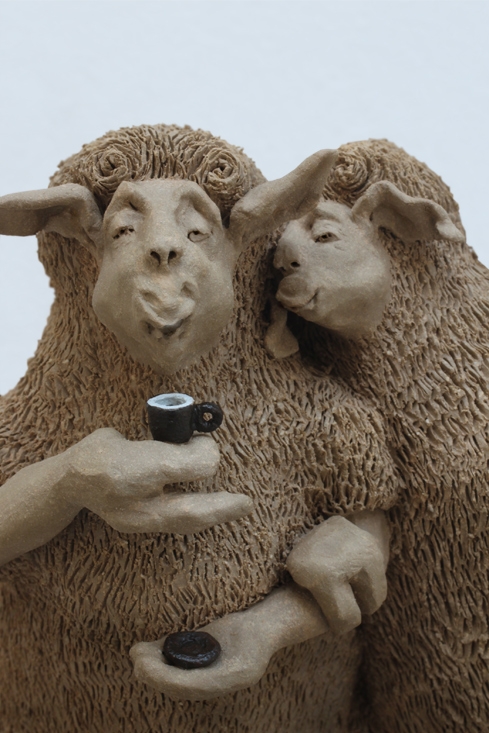 Hella Mokka-Braun and Freda Meissen-Blau (Detail)